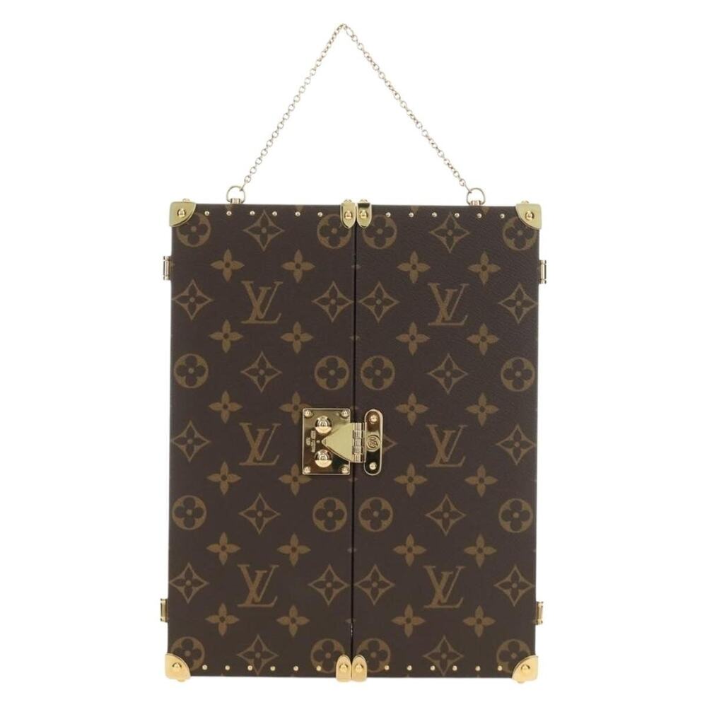 Louis Vuitton Monogram Home Mirror Trunk Hand Brown